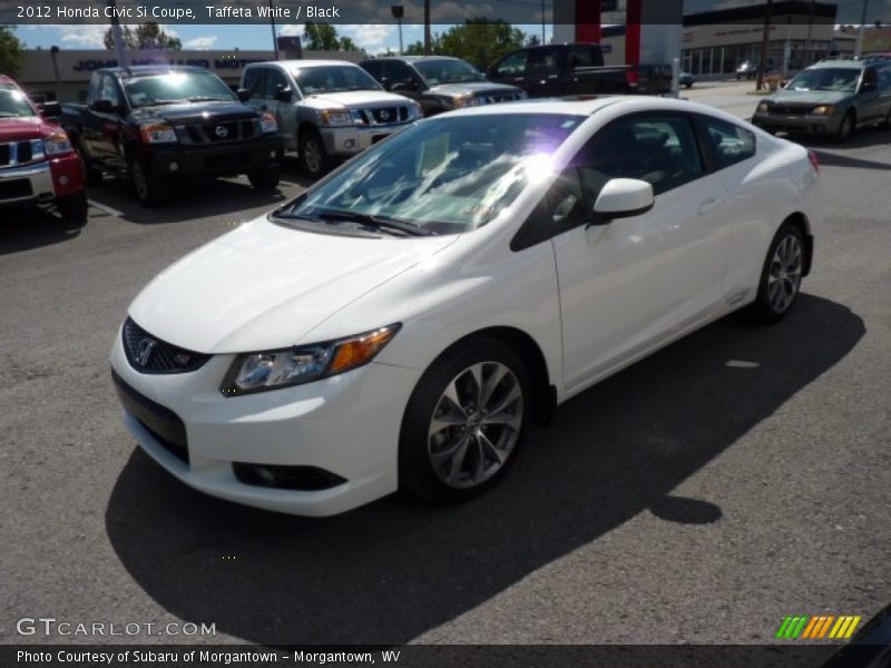 Taffeta White / Black 2012 Honda Civic Si Coupe