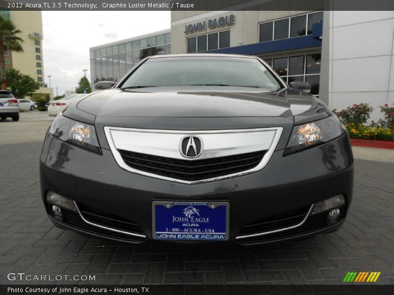 Graphite Luster Metallic / Taupe 2012 Acura TL 3.5 Technology