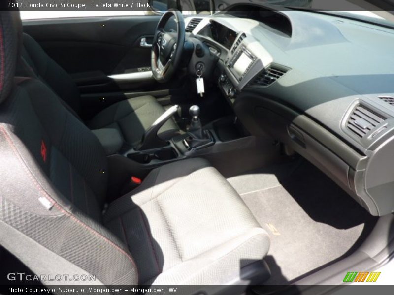 Taffeta White / Black 2012 Honda Civic Si Coupe
