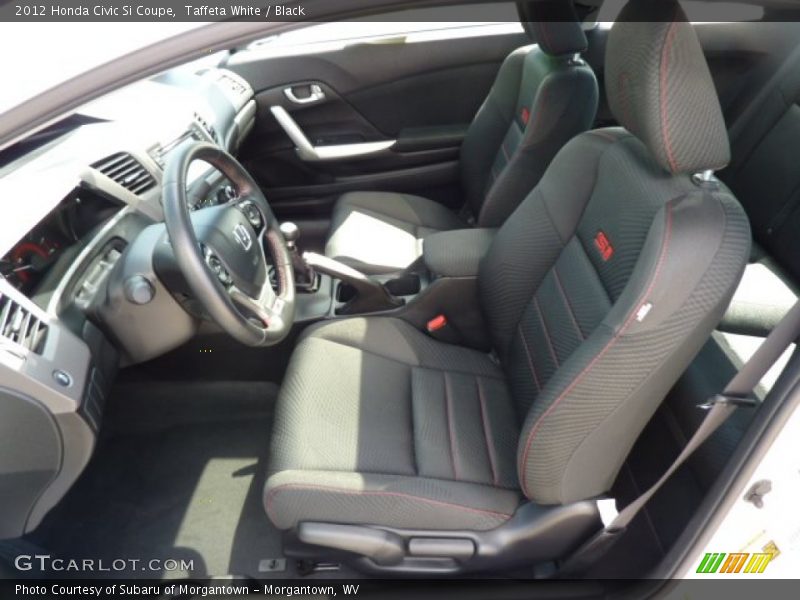 Taffeta White / Black 2012 Honda Civic Si Coupe