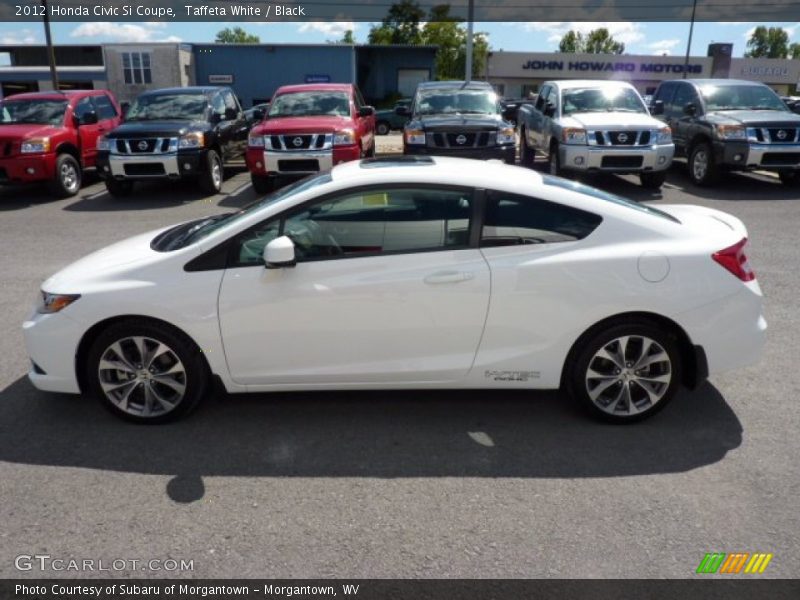 Taffeta White / Black 2012 Honda Civic Si Coupe