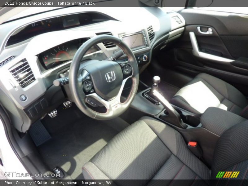 Taffeta White / Black 2012 Honda Civic Si Coupe