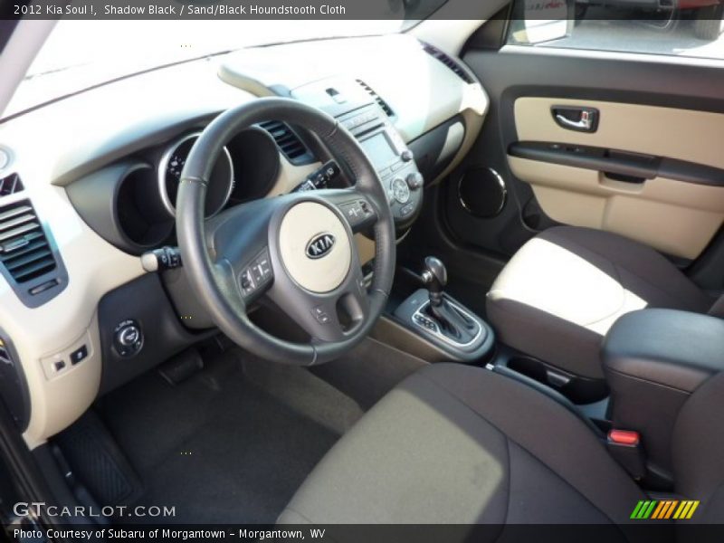 Shadow Black / Sand/Black Houndstooth Cloth 2012 Kia Soul !