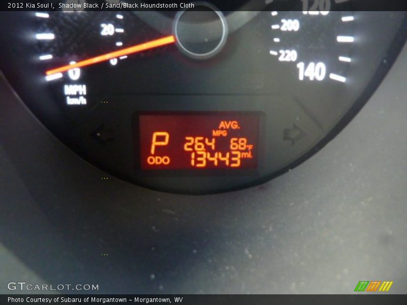Shadow Black / Sand/Black Houndstooth Cloth 2012 Kia Soul !