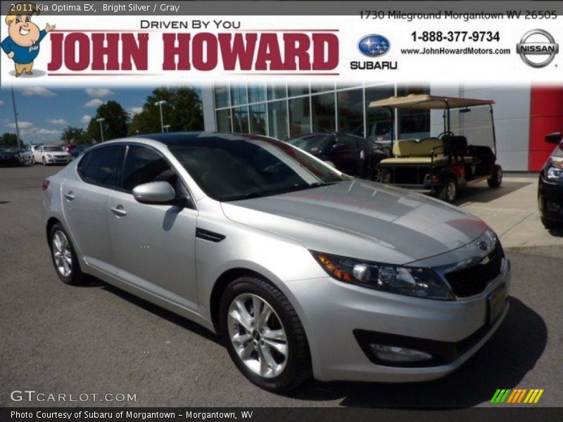 Bright Silver / Gray 2011 Kia Optima EX