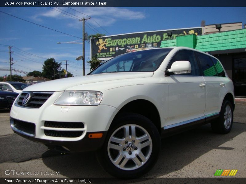 Campanella White / Teak 2004 Volkswagen Touareg V8