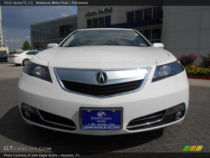 Bellanova White Pearl / Parchment 2012 Acura TL 3.5