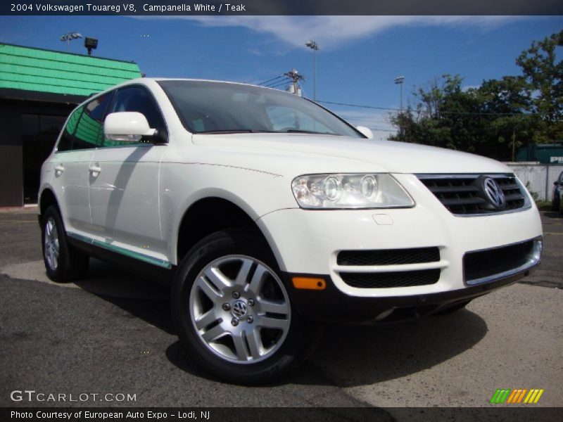 Campanella White / Teak 2004 Volkswagen Touareg V8