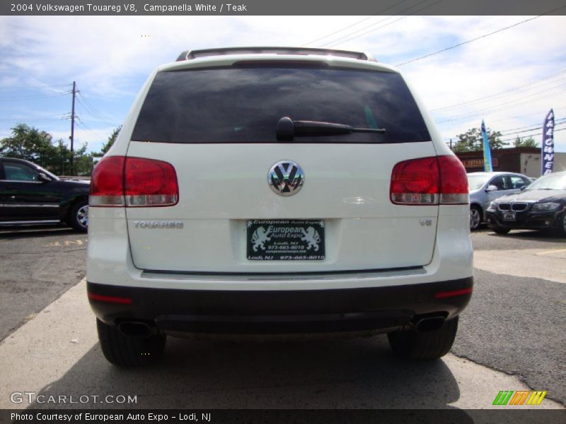 Campanella White / Teak 2004 Volkswagen Touareg V8