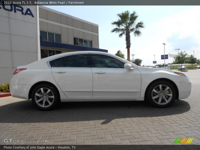 Bellanova White Pearl / Parchment 2012 Acura TL 3.5