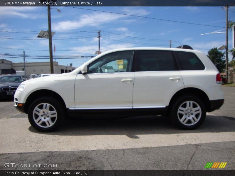 Campanella White / Teak 2004 Volkswagen Touareg V8