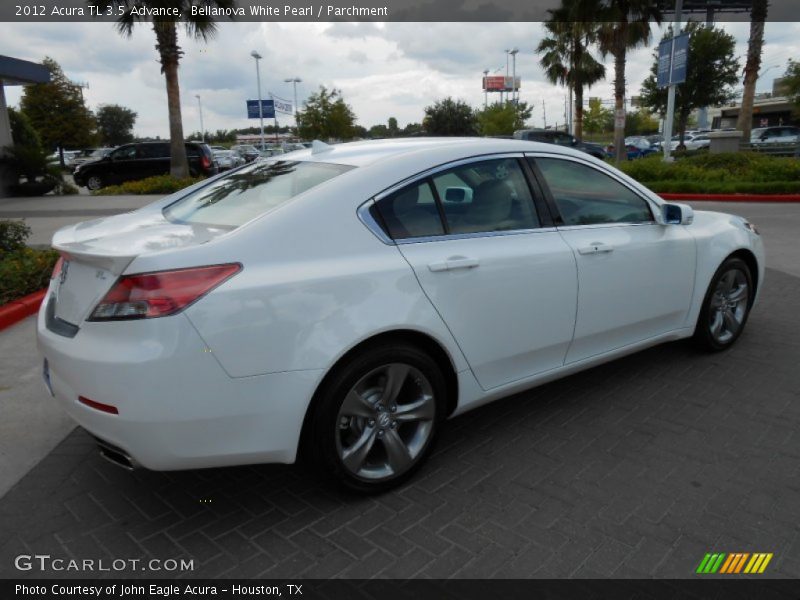 Bellanova White Pearl / Parchment 2012 Acura TL 3.5 Advance