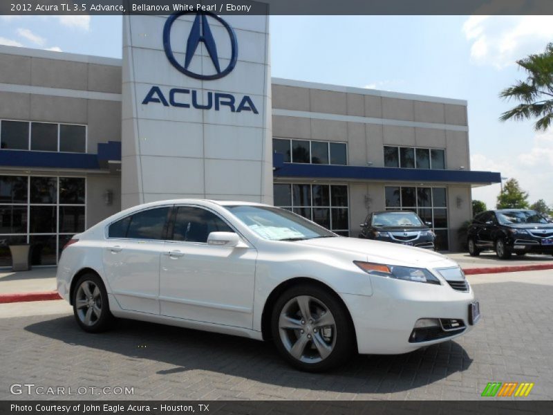 Bellanova White Pearl / Ebony 2012 Acura TL 3.5 Advance