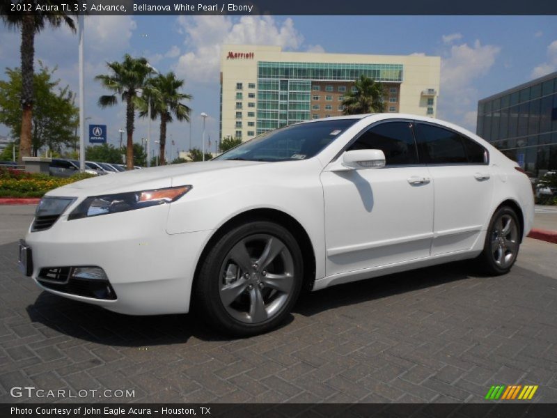 Bellanova White Pearl / Ebony 2012 Acura TL 3.5 Advance