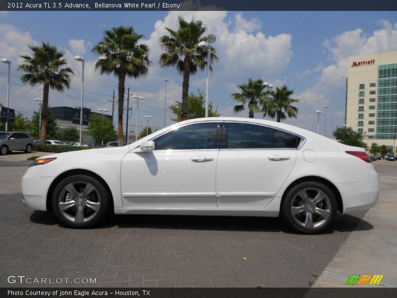 Bellanova White Pearl / Ebony 2012 Acura TL 3.5 Advance