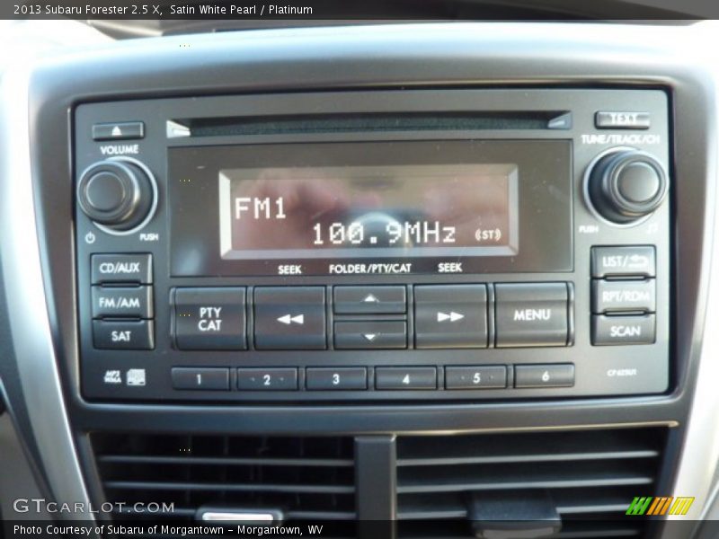 Audio System of 2013 Forester 2.5 X
