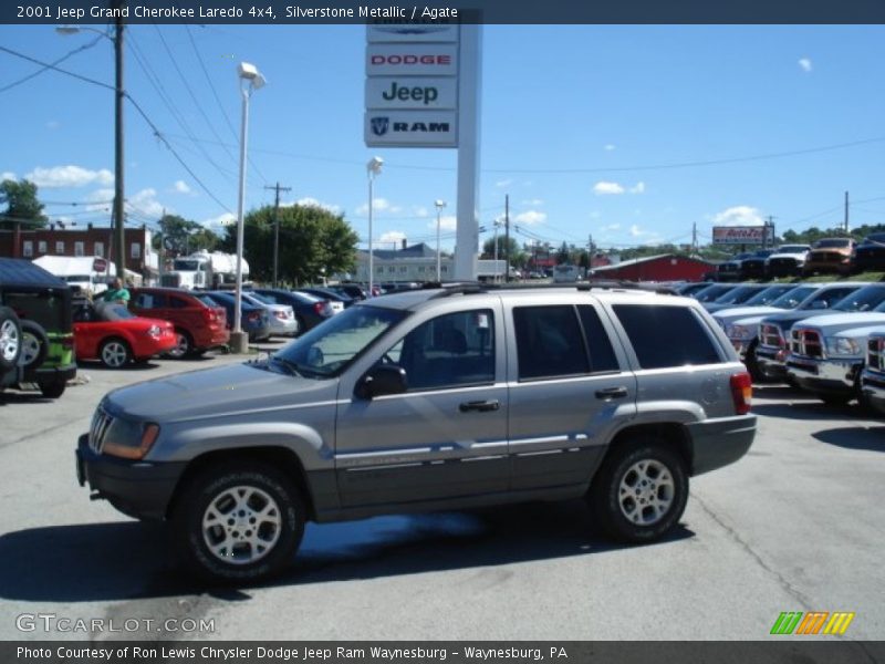 Silverstone Metallic / Agate 2001 Jeep Grand Cherokee Laredo 4x4
