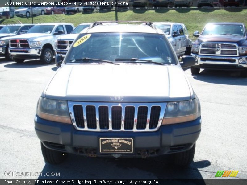 Silverstone Metallic / Agate 2001 Jeep Grand Cherokee Laredo 4x4
