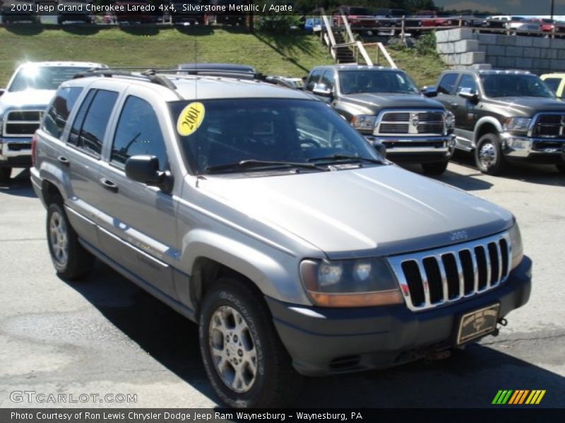 Silverstone Metallic / Agate 2001 Jeep Grand Cherokee Laredo 4x4