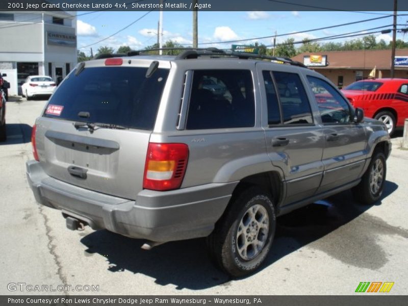 Silverstone Metallic / Agate 2001 Jeep Grand Cherokee Laredo 4x4