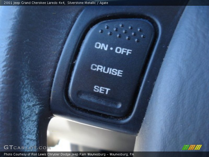 Silverstone Metallic / Agate 2001 Jeep Grand Cherokee Laredo 4x4