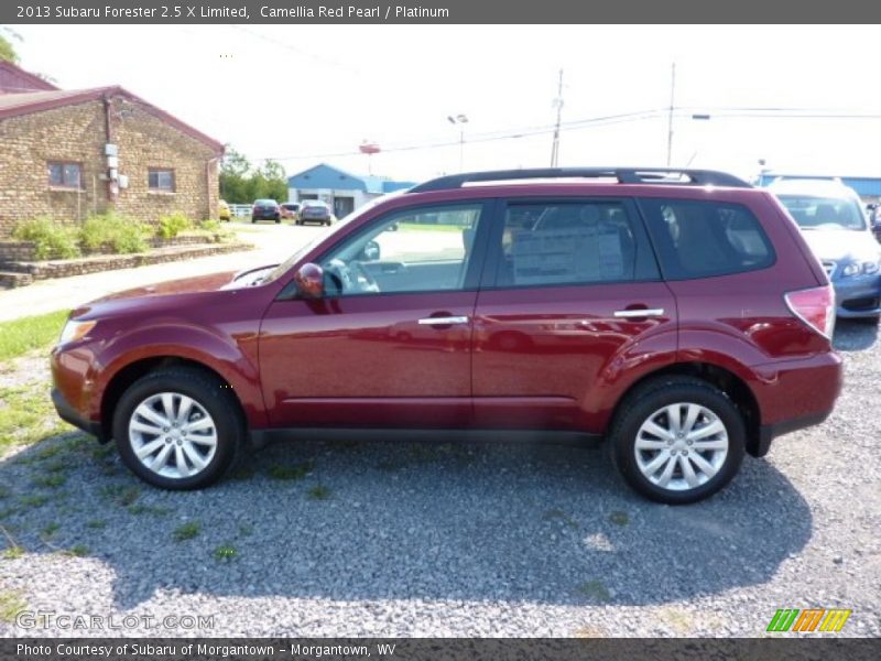 Camellia Red Pearl / Platinum 2013 Subaru Forester 2.5 X Limited