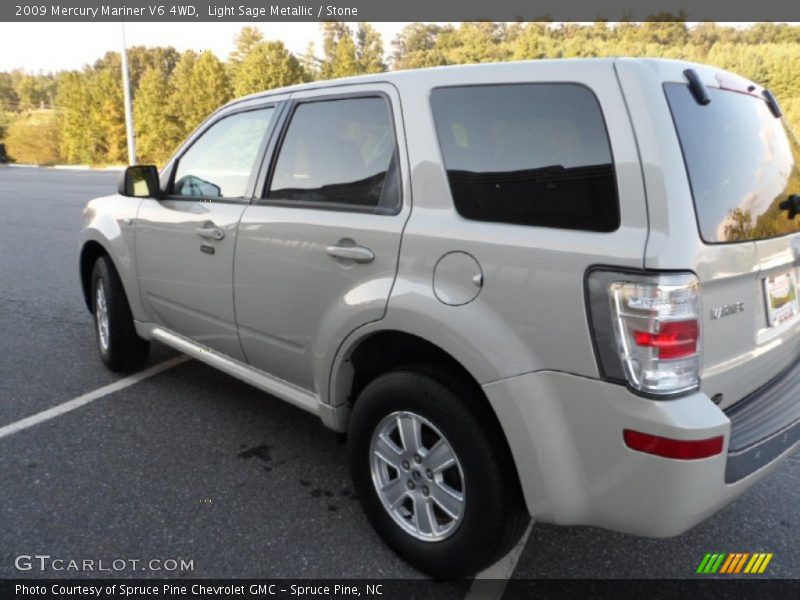 Light Sage Metallic / Stone 2009 Mercury Mariner V6 4WD