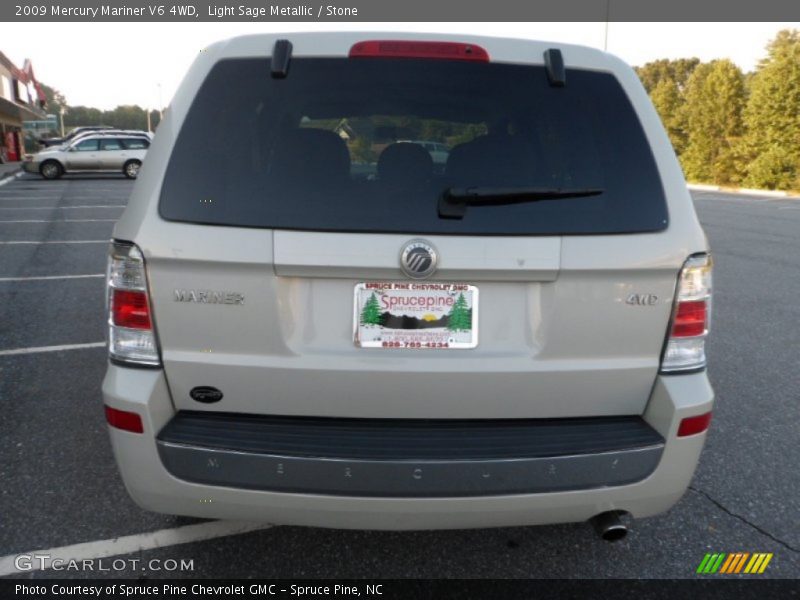 Light Sage Metallic / Stone 2009 Mercury Mariner V6 4WD