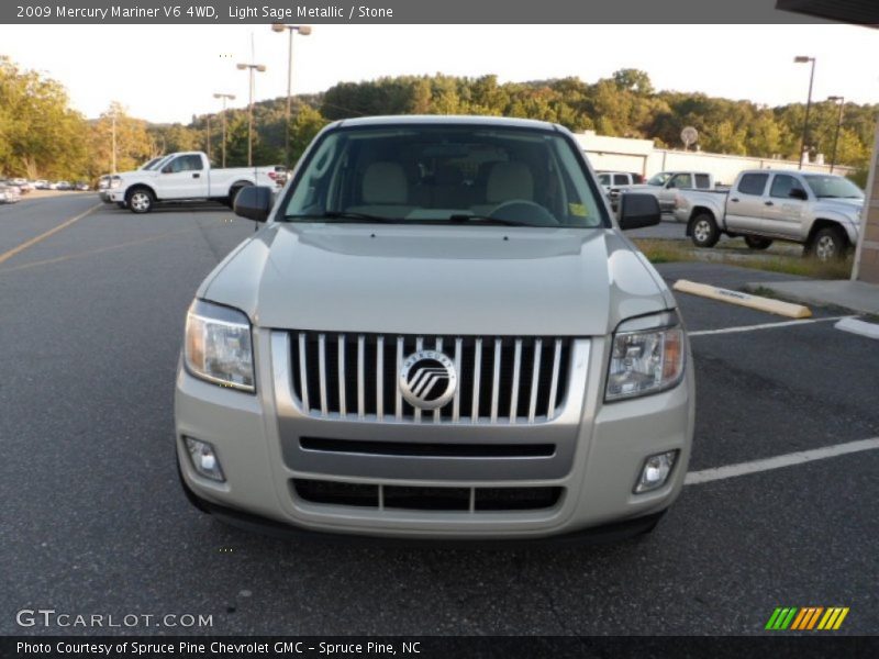 Light Sage Metallic / Stone 2009 Mercury Mariner V6 4WD