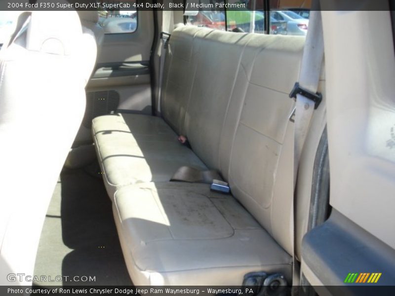 Black / Medium Parchment 2004 Ford F350 Super Duty XLT SuperCab 4x4 Dually