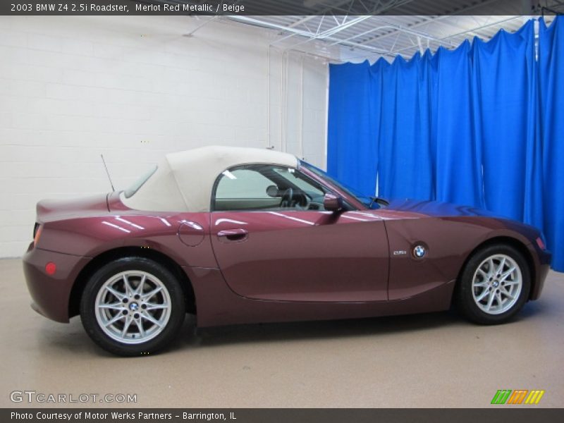  2003 Z4 2.5i Roadster Merlot Red Metallic