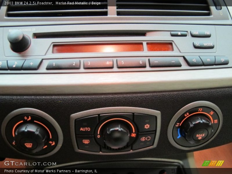 Controls of 2003 Z4 2.5i Roadster