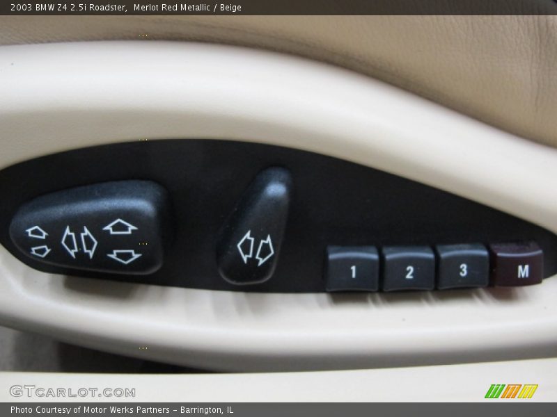 Controls of 2003 Z4 2.5i Roadster