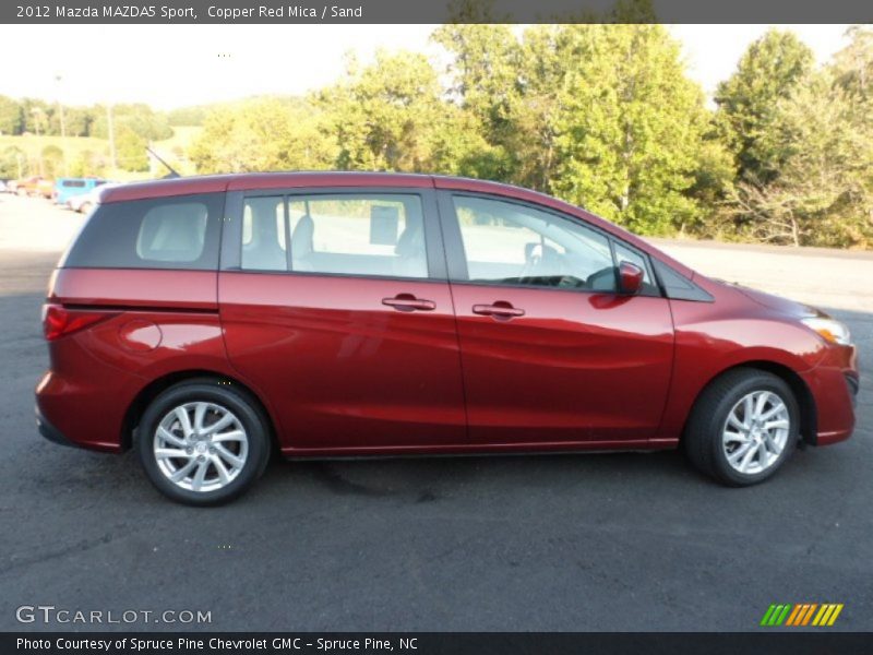 Copper Red Mica / Sand 2012 Mazda MAZDA5 Sport