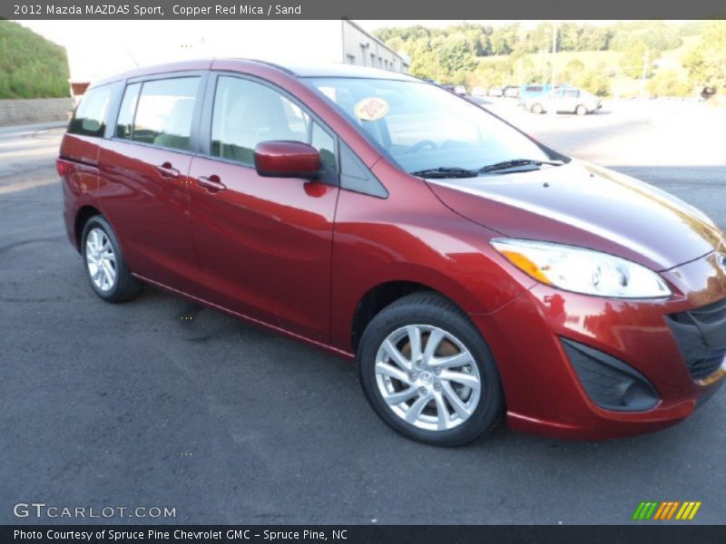 Copper Red Mica / Sand 2012 Mazda MAZDA5 Sport