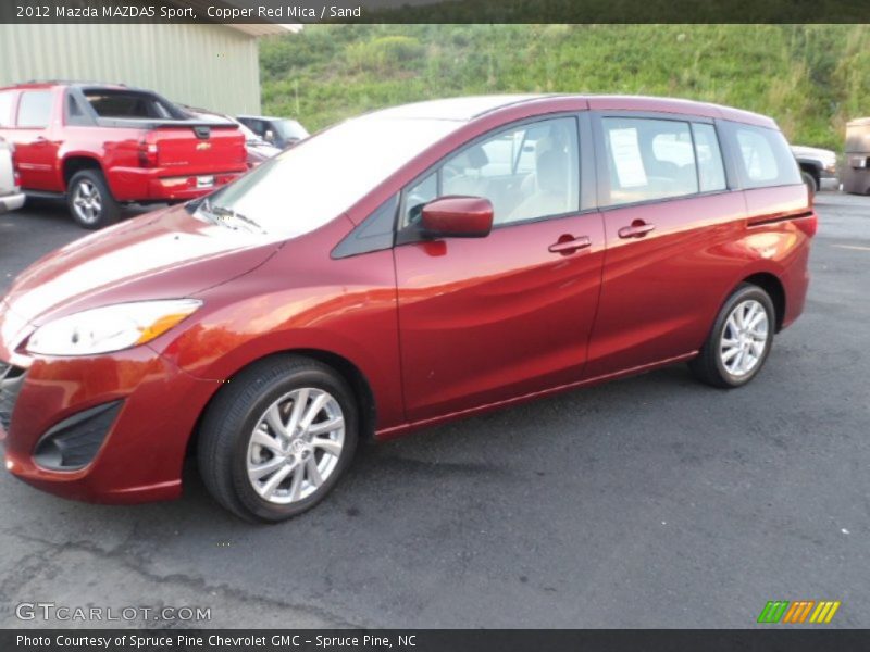 Copper Red Mica / Sand 2012 Mazda MAZDA5 Sport