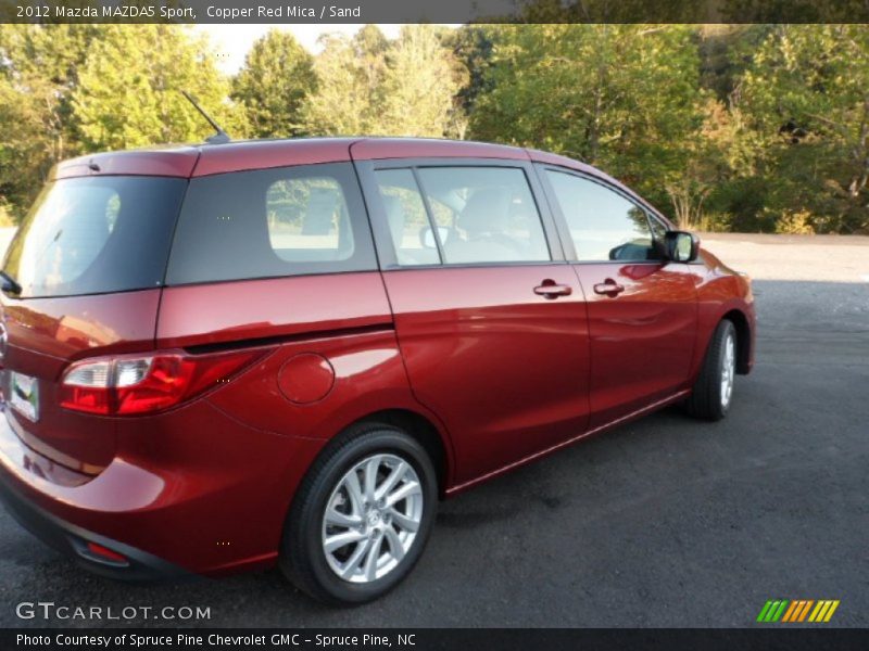 Copper Red Mica / Sand 2012 Mazda MAZDA5 Sport