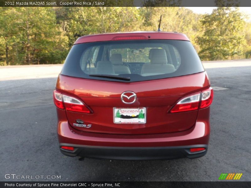 Copper Red Mica / Sand 2012 Mazda MAZDA5 Sport