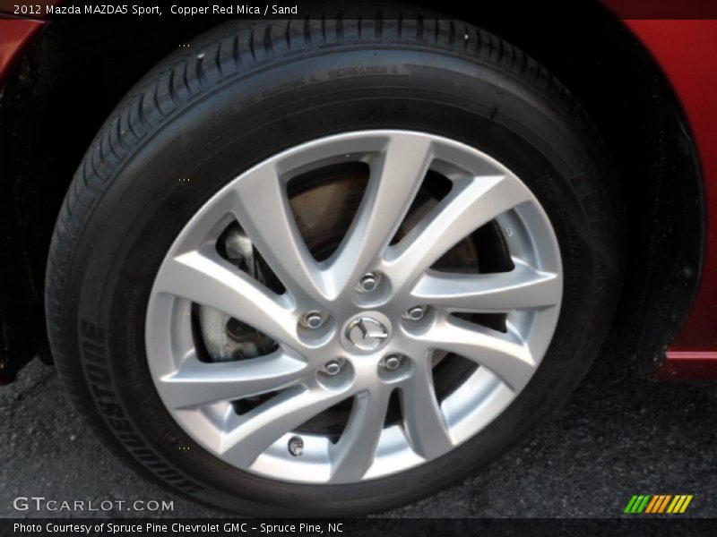 Copper Red Mica / Sand 2012 Mazda MAZDA5 Sport