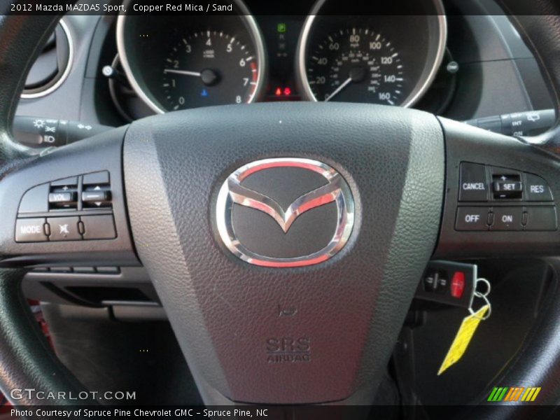 Copper Red Mica / Sand 2012 Mazda MAZDA5 Sport