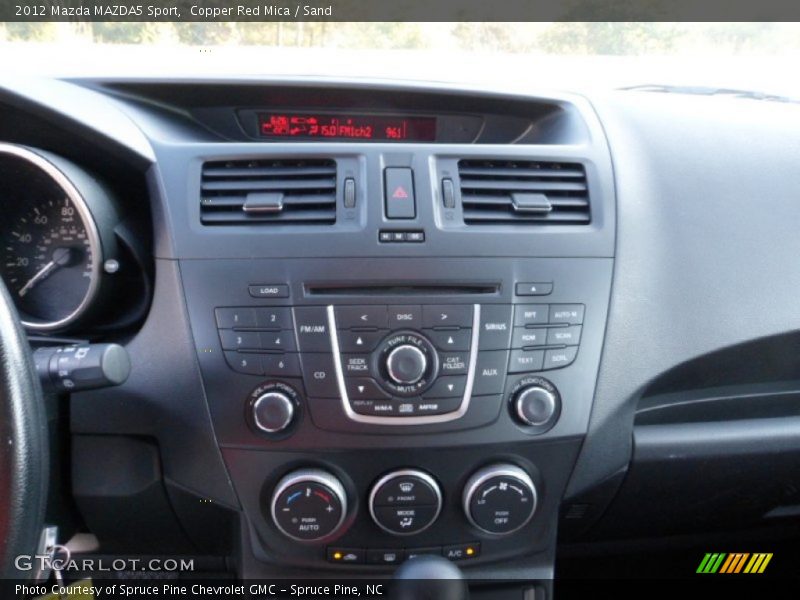 Copper Red Mica / Sand 2012 Mazda MAZDA5 Sport