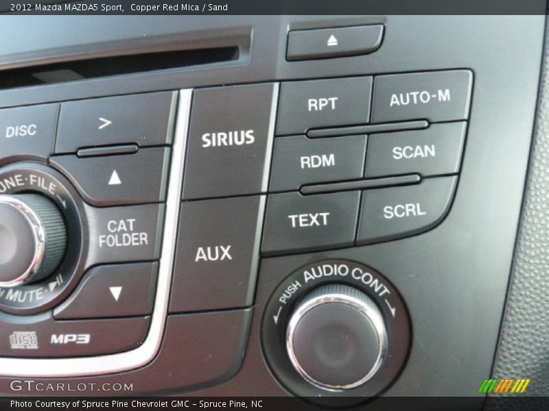 Copper Red Mica / Sand 2012 Mazda MAZDA5 Sport