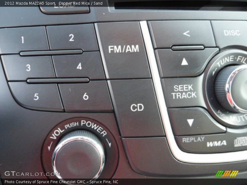 Copper Red Mica / Sand 2012 Mazda MAZDA5 Sport