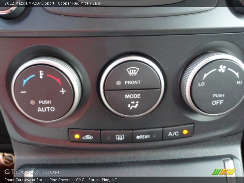 Copper Red Mica / Sand 2012 Mazda MAZDA5 Sport