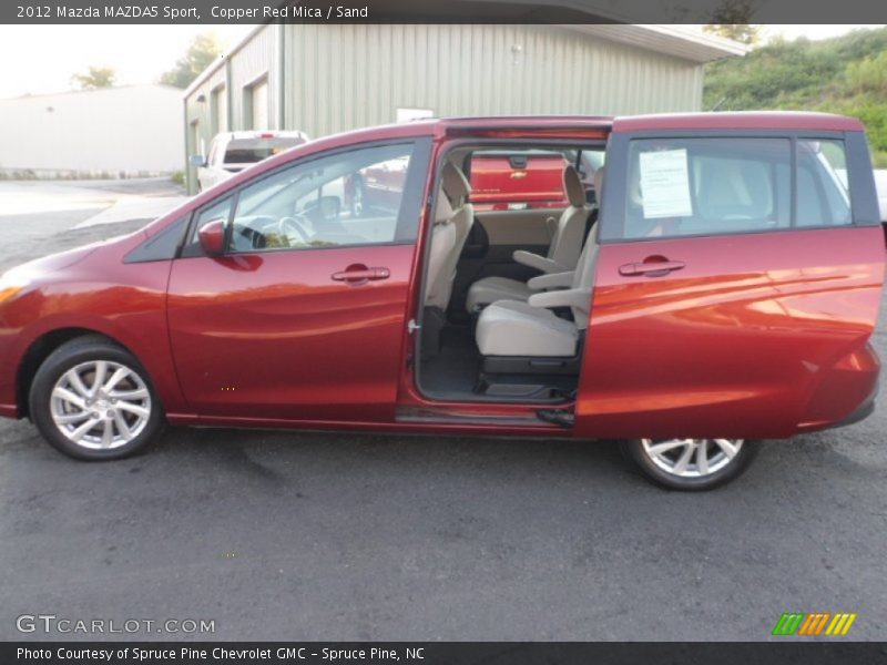 Copper Red Mica / Sand 2012 Mazda MAZDA5 Sport