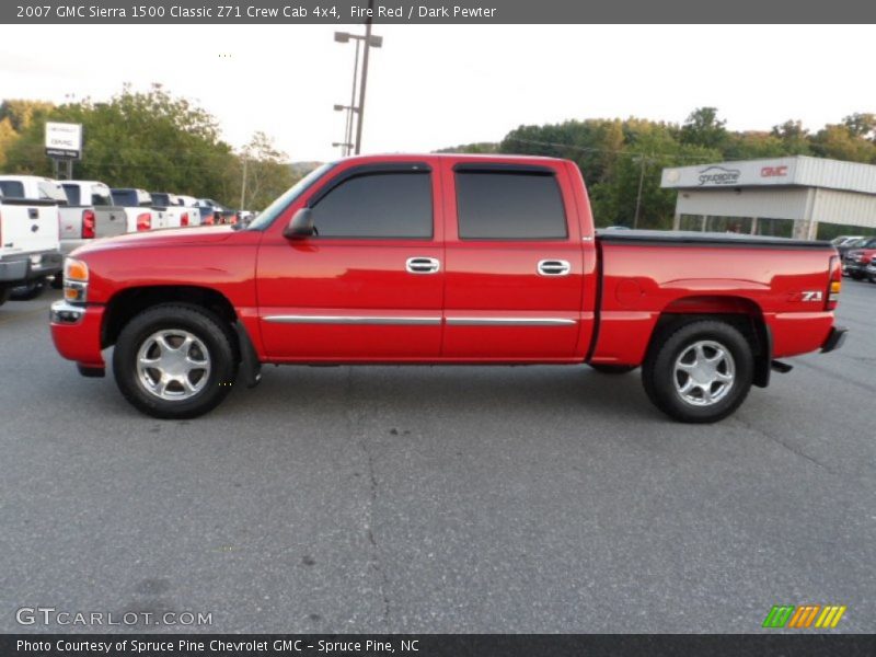 Fire Red / Dark Pewter 2007 GMC Sierra 1500 Classic Z71 Crew Cab 4x4