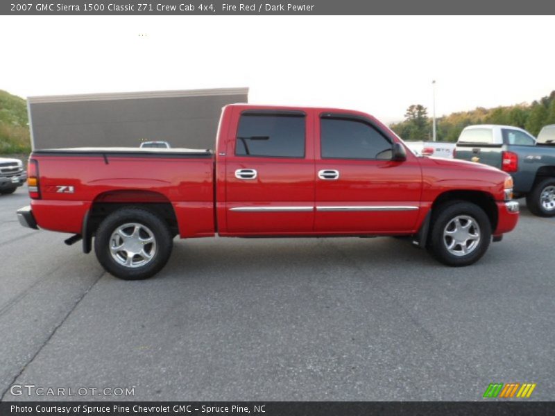 Fire Red / Dark Pewter 2007 GMC Sierra 1500 Classic Z71 Crew Cab 4x4