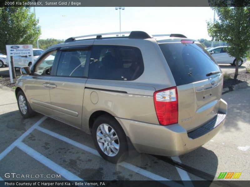 Sunset Gold / Beige 2006 Kia Sedona EX