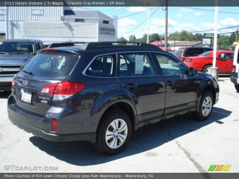 Graphite Gray Metallic / Off Black 2011 Subaru Outback 2.5i Wagon