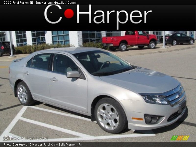 Smokestone Metallic / Camel 2010 Ford Fusion SE